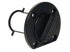 COARSE THREAD DRAIN PLUG 45mm Black- FLAT BASE