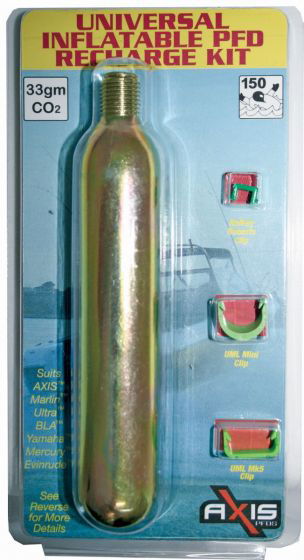 Inflatable Jacket Re-Charge Kit - Universal