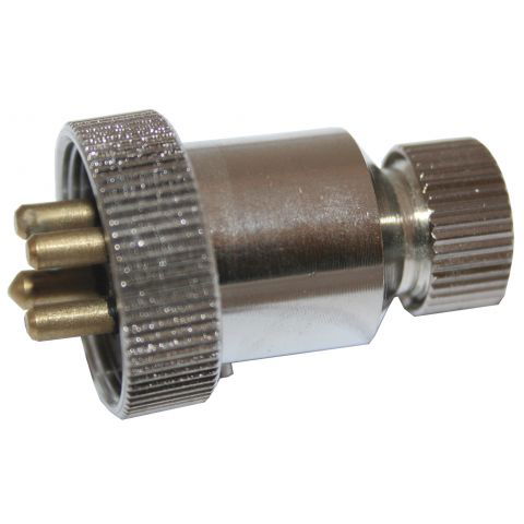 Power Plugs - Chrome Brass