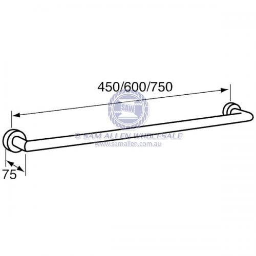 TOWEL RAILS - STAINLESS STEEL