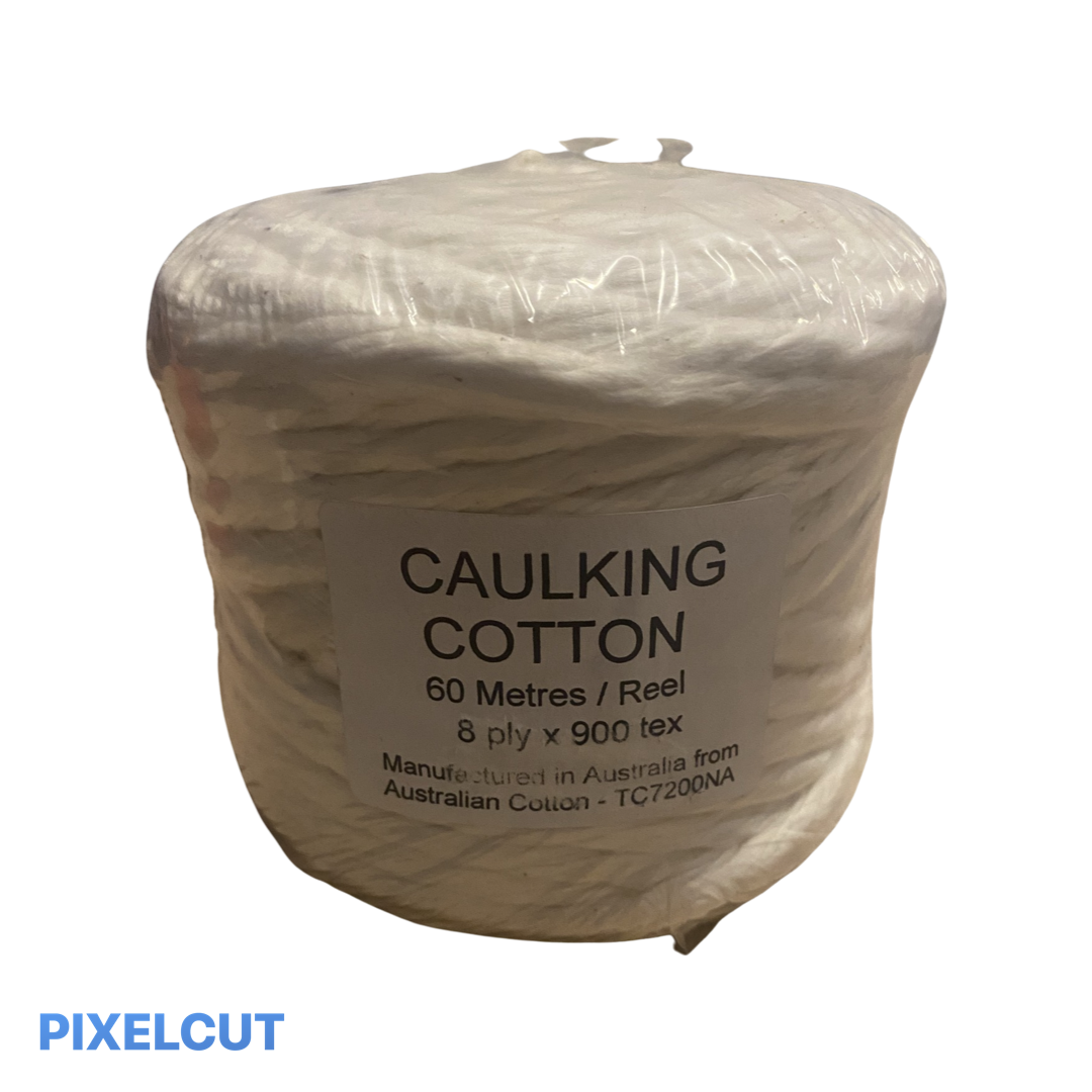 Caulking Cotton 8ply x 900tex 60m/reel