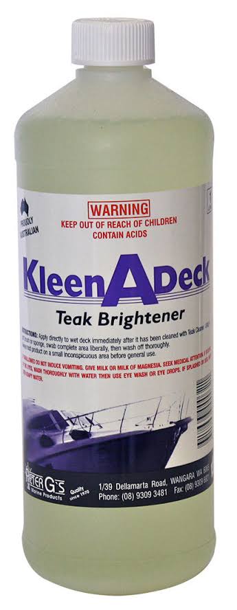 Kleen A Deck - Teak Brightner 1 litre